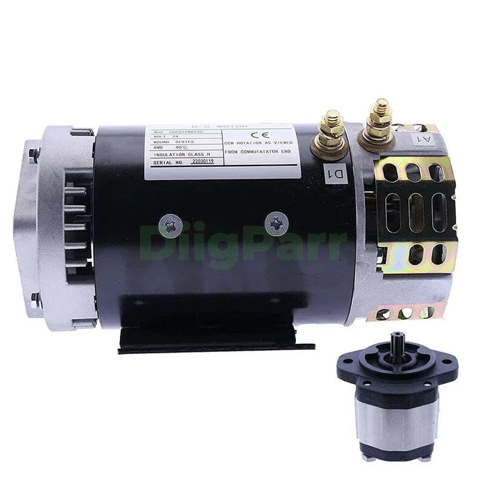 24V Electric Motor 40844GT & Hydraulic Pump 96193GT for Genie GS-1530 GS-2032 GS-2046 GS-3232 GS-4655